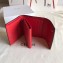 Celine Grained Leather Small Flap Folded Multifunction Wallet Camel