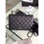 Chanel Pearl CC Logo Wallet On Chain WOC Bag Black 2019