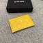 Chanel Caviar Classic Card Holder A31510 Yellow