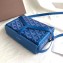 Goyard Minaudiere Trunk Case Bag Blue 2019
