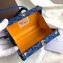 Goyard Minaudiere Trunk Case Bag Blue 2019