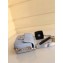 Chanel Chevron Small Classic Flap Bag Baby Blue with Rainbow Strap Around 2019