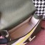 Valextra Stripes Iside Medium Bag Green