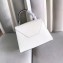 Valextra Floral Print Iside Medium Bag White