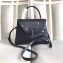 Valextra Floral Print Iside Medium Bag Black