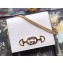 Gucci Zumi Grainy Leather Card Case Wallet 570660 White 2019