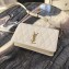 Saint Laurent Angie Chain Bag in Diamond-quilted Lambskin 568906 White 2019
