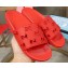 Gucci Rubber GG Slide Sandals Red 2019