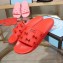 Gucci Rubber GG Slide Sandals Red 2019