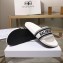 Balenciaga Woven Logo Slides Sandals White