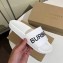 Burberry Kingdom Motif Slides White 2019