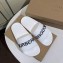 Burberry Kingdom Motif Slides White 2019