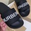 Burberry Kingdom Motif Slides Black 2019
