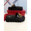 Valentino Heel 6cm Slide Sandals Black With VLogo Detail 2019