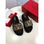 Valentino Heel 6cm Slide Sandals Denim Gray With VLogo Detail 2019