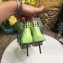 Balenciaga Heel 8cm Belt Ankle Strap Pumps Green 2019