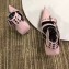 Balenciaga Heel 8cm Belt Ankle Strap Pumps Pink 2019