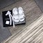 Chanel Tweed CC Logo Magic Loop Sandals G34726 White 2019