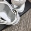 Chanel Tweed CC Logo Magic Loop Sandals G34726 White 2019