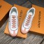 Louis Vuitton Embroidered LV Frontrow Sneakers Pink 2019