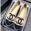 Chanel CC Filigree Espadrilles Beige/Black 2019