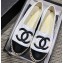 Chanel CC Filigree Espadrilles White/Black 2019