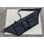 Fendi Pockets Leather Square-shaped Belt Bag Black 2019