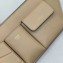 Fendi Pockets Leather Square-shaped Belt Bag Beige 2019