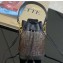 Fendi Tech Mesh All-Over FF Logo Mon Tresor Mini Bucket Bag Brown 2019