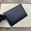 Fendi F is Fendi Geometric Flap Large Flat Pouch Clutch Bag Black/FF Brown 2019