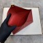 Fendi F is Fendi Geometric Flap Large Flat Pouch Clutch Bag Red 2019