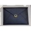 Fendi F is Fendi Geometric Flap Large Flat Pouch Clutch Bag Black 2019