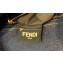 Fendi Denim Baguette Medium Flap Bag Blue/Orange 2019