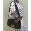 Fendi Roma Amor Fabric FF Motif Large Baguette Bag Brown/Black 2019