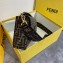 Fendi Roma Amor Fabric FF Motif Large Baguette Bag Brown/Black 2019
