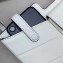 Fendi Two-Pocket Leather Messenger Mini Bag White 2019