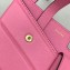 Fendi Two-Pocket Leather Messenger Mini Bag Pink 2019