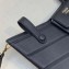 Fendi 3 Pockets Leather Messenger Mini Bag Black 2019