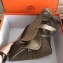 Hermes Halzan Togo Calfskin Leather Bag Etoupe