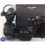 Saint Laurent Heel 9.5cm Platform 3cm Tribute Sandals In Grained Leather Black