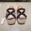 Gucci Grosgrain Espadrilles Slide Sandals with Crystals Red 2019