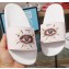 Gucci Logo Slide Sandals Eye White 2019