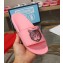 Gucci Logo Slide Sandals Cat Pink 2019