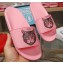 Gucci Logo Slide Sandals Cat Pink 2019