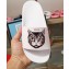 Gucci Logo Slide Sandals Cat White 2019