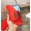 Gucci Logo Slide Sandals Cat Red 2019