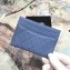Chanel Caviar Leather Classic Card Holder A31510 Denim Blue