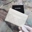 Chanel Caviar Leather Classic Card Holder A31510 White