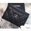 Chanel Caviar Leather Classic Card Holder A31510 Black