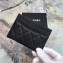 Chanel Caviar Leather Classic Card Holder A31510 Black
